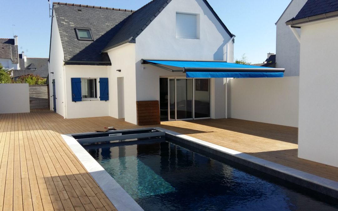 Rénovation et extension avec piscine à Lesconil