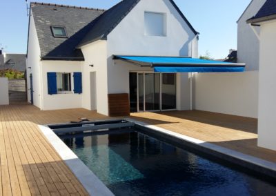 Rénovation et extension avec piscine à Lesconil